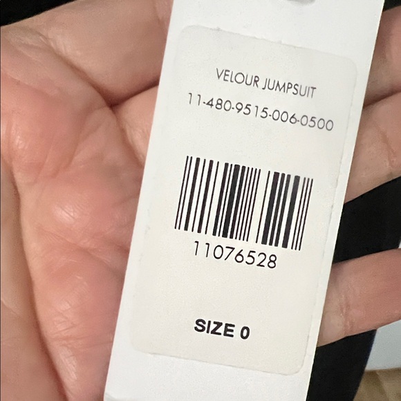 Fashion to Figure Black Jumpsuit with Silver Accents - Picture 3 of 5